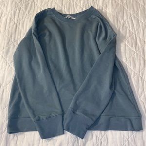 Twist in Back Green Sweatshirt